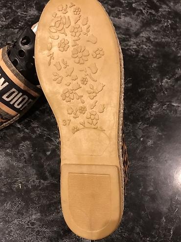 espadril ayaqqabi: Dior, Ölçü: 36, rəng - Qəhvəyi, Yeni — 3