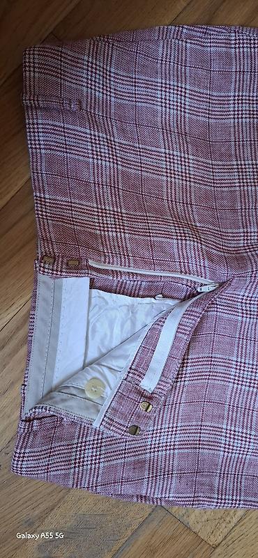 Şalvarlar: Şalvar, Massimo Dutti, S, rəng - Qırmızı — 2