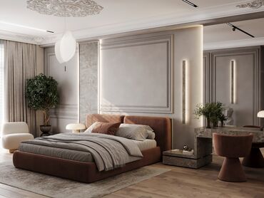 Tavan işləri: Xidmət: Gips (şamot) işləri və dekorativ karniz/plikat/rozetka — 1