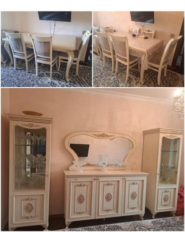 Sifarişlə divanlar: İşlənmiş, Komod, Masa və oturacaqlar, Servant
