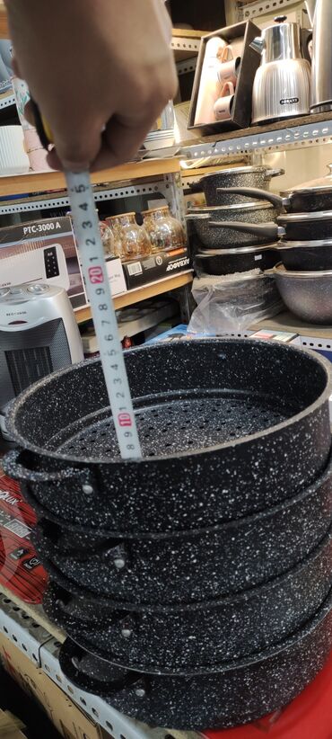 Кастрюли: Мантыварка Мантыщница Фирма Uakeen Размер 28 см Гранитный материал — 10