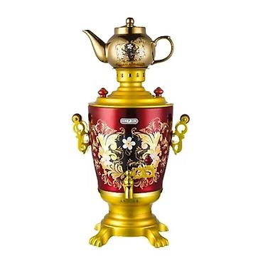 Все для дома и сада: №: 5052 Məhsulun adı: Samovar Eurolux EU-ES5458JGR 4 l 2300 W — 1