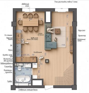 продаю кафе фас фуд: 1 комната, 102 м², Резиденция, 13 этаж, Евроремонт — 3