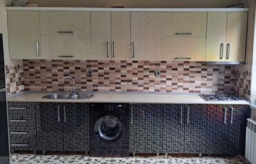 Mətbəx mebeli: *MƏTBƏX mebeli :-TƏCİLİ SATILIR*‼️ QİYMƏT:-350₼ ÖLÇÜ:-3.8 ÜZƏRİNDƏ
