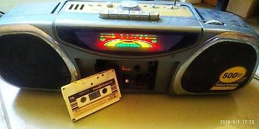 panasonic musiqi: Kombi kaset maqnitofon – radio və yazı funksiyalı portativ boombox - — 1