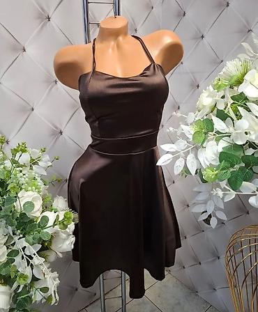 Haljine: ❤️❤️ satenske haljinice koje se pertlaju pozadi. 3000❤️❤️ — 9