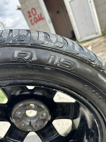 диск bbs: Литой диск R19 от рендж ровера с шиной Continental CrossContact — 1