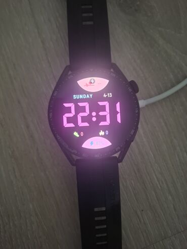 original saatlar: Smart saat, Huawei, Sensor ekran, rəng - Qara