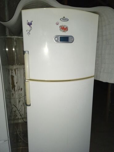 Холодильники: Б/у Двухкамерный цвет - Белый холодильник Whirlpool