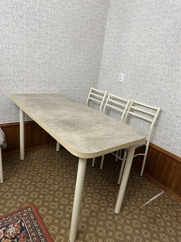 мебель кух: Комплект стол и стулья Б/у