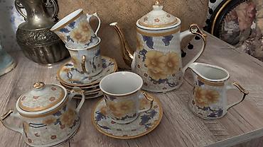 cay servizi: Çay dəsti, rəng - Ağ, Farfor, 6 nəfərlik — 2