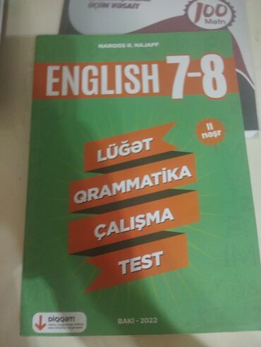 Testlər: Bu ingilis dili dərsliyi 7-8-ci siniflər üçün nəzərdə tutulmuşdur