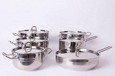 oro 24k inox 1810: Posudje u setu Furstin 12 FWFS NOVO. Posudje u setu Furstin FWFS 18/10 — 9