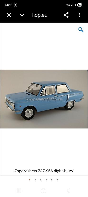 Спорт и хобби: ModelCar Group kolleksiya maşını – ZAZ-966 “Zaporojets” (açıq-mavi) — 3