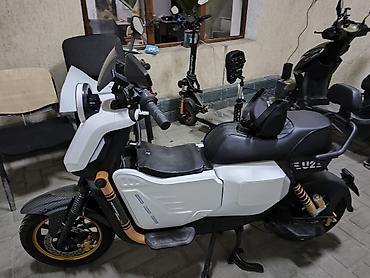 top riding: Электроскутер U2 pro (белый) с литиевой батареей и дисковыми тормозами — 3