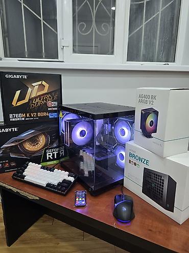 Настольные ПК и рабочие станции: Компьютер, ядер - 6, ОЗУ 16 ГБ, Для работы, учебы, Б/у, Intel Core i5, NVIDIA GeForce RTX 3060 TI, NVMe — 1