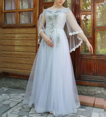 Вечерние платья: Вечернее платье, А-силуэт, Длинная модель, Без рукавов, Стандарт — 11