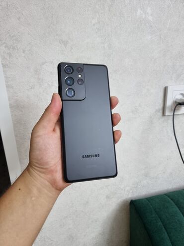 карты памяти без адаптера для видеорегистратора: Samsung Galaxy S21 Ultra, Б/у, 256 ГБ, цвет - Черный, 1 SIM