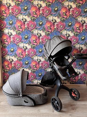 Коляски: Коляска, Stokke, цвет - Серебристый, Б/у, Самовывоз — 12
