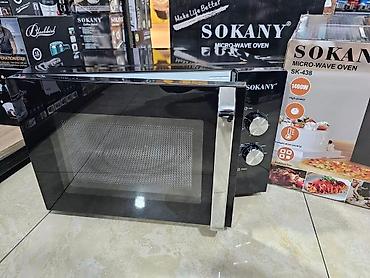 Mikrodalğalı sobalar: Mikrodalğalı soba Ayrıca dayanan, Mikrodalğalar ilə, rəng - Qara, Yeni — 5