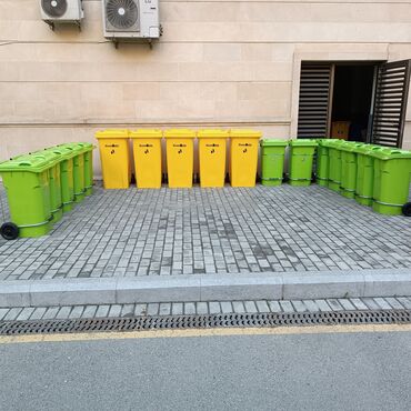 Tullantı qabları: Köçürmə var Çek verilir 20 litrden 1100 litrə qədər butun olçulər — 5