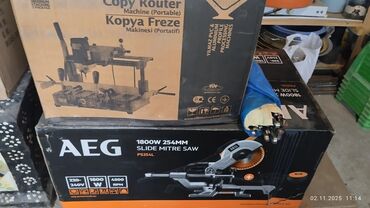 Digər alət dəstləri: Məhsul: YILMAZ FR 222 Copy Router (Portativ) və AEG PS254L sürüşən — 2
