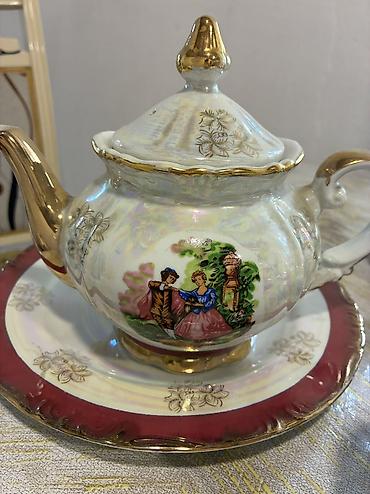 piknik sufrəsi: Yamasen fine porcelain japan isdesali Cay dest heresi 6 denedi caynik — 9