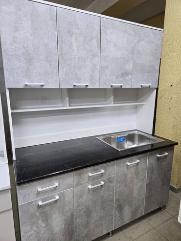 Кухонные гарнитуры: Кухонный гарнитур, Новый, цвет - Белый, ДСП, Платная доставка — 4