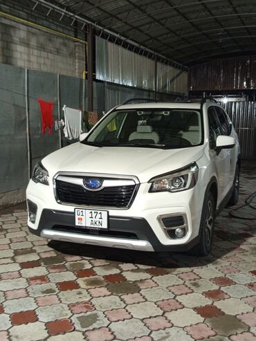 купить багажник на крышу авто в бишкеке: Subaru Forester, белый кроссовер - Кузов: 5‑дверный кроссовер, белый