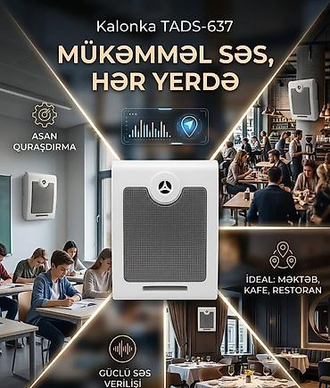 səs yazan: ✔ Divar kalonkası TADS 637 Bu kalonkalar məktəblər, kafe, restoranlar — 1