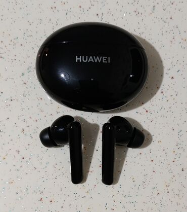 mini səs yazan: " HUAWEI _ Free Buds - 4 i " Super vaziyyatdedi. Rangi / Qara. Super