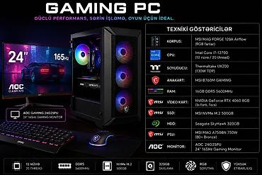 notebok i7: RTX 4060 3 fanlı PC - RGB keysli 3 min manata yığdırmışdım 2 ay öncə — 1