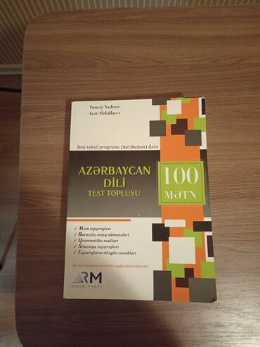 texnologiya test toplusu pdf: Rm nəşriyyatı Azərbaycan dili test toplusu 100 mətn Təptəzədi ad bele