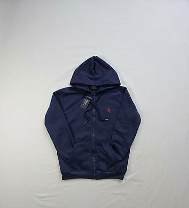 Худи на молнии Polo Ralph Lauren, тёмно‑синее в наличии м и л размеры