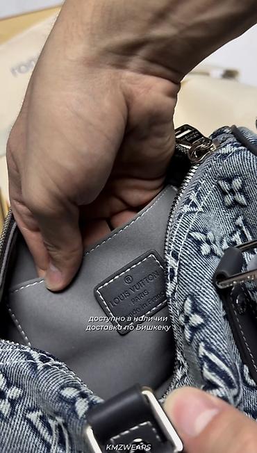 Классические сумки: Классическая сумка, Louis Vuitton, Китай, Материал: Джинс, Винтажный стиль, Застежка на молнии, Подкладка из мягкого материала, Женские, Новый — 6