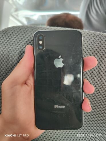 IPhone X, 256 ГБ, Space Gray, Face ID, Беспроводная зарядка