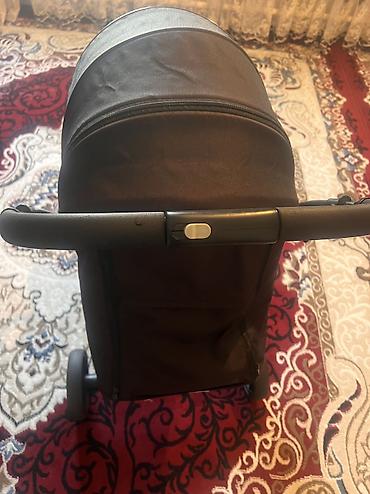 Коляски: Коляска, цвет - Черный, Б/у — 10