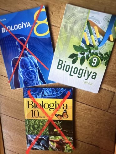 biologiya 6 cı sinif dərslik: Biologiya Derslik 9 ve 10. Yenidirler. Yazığı-cırığı yoxdur. Her biri