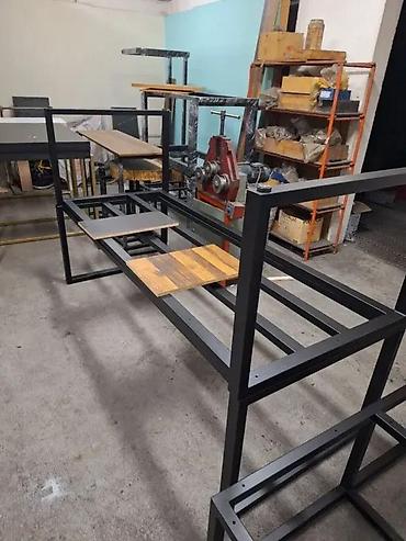 Kancelarijski stolovi: KANCELARIJSKI STO IZRADA PO MERI MODEL TRAPEZ HRAST | Izrada nameštaja — 14