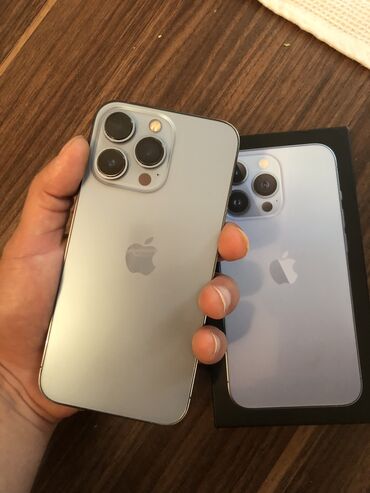 not 12 pro qiymeti: IPhone 13 Pro, 128 GB, Sierra Blue