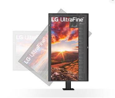 işlenmiş komputer: LG UltraFine 32” 4K monitor satilir. Peshekar dizayner, fotoqraflar ve