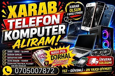 noutbuklar asus: Xarab elektronika alışı xidməti - Telefon, kompüter, noutbuk, planşet — 1