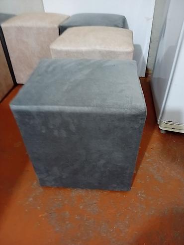 ev qaplari: Rahat oturma üçün çoxməqsədli puf-kublar - Dizayn: kvadrat forma — 3