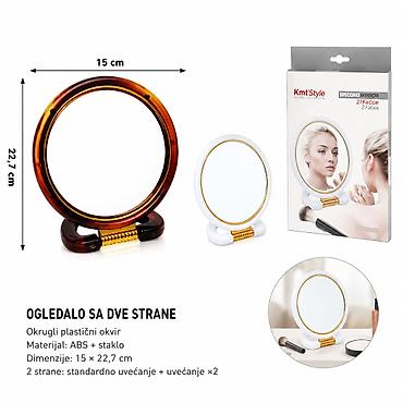KMT Dvostrano ogledalo okruglog plastičnog okvira 2802685 - Brend
