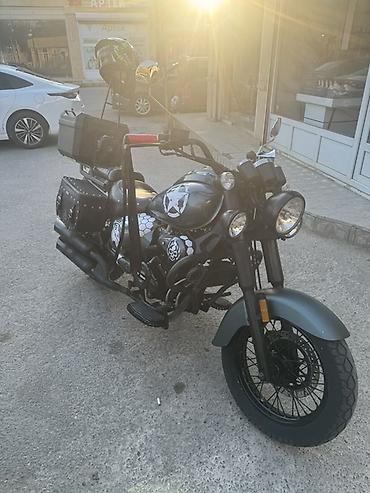elektrikli skuterler m4 max: Kruizer tərzli motosiklet – fərdi hərbi-tematik dizaynlı — 3