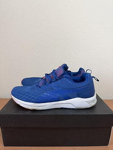 Мужские кроссовки, 42.5, Puma, Б/у, цвет - Синий, Самовывоз, Платная доставка