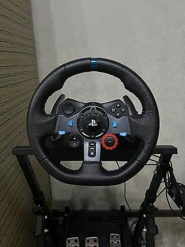 900: Игровой гоночный комплект Logitech для ПК/консолей: - Руль Logitech — 2