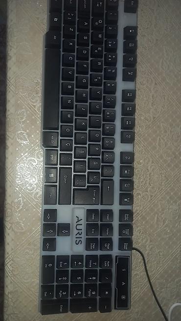 12 pro max barter: AURIS simli tam ölçülü klaviatura - Dil: Türkçe/QWERTY layoutu, əlavə — 2