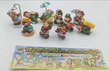 vecna kinder: Kinder Surprise Die Top Ten Teddies im Traumurlaub Komplekt + Vərəqi | — 1