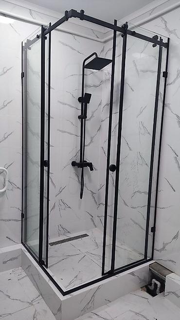 Душевые кабины: Душевая кабина Прямоугольная, Покрытие: Антикапельное — 17